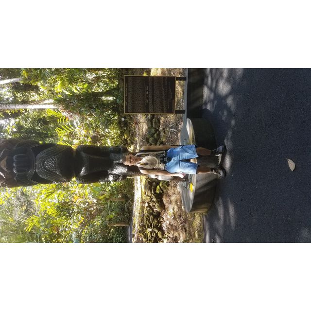 spencer mimicking idol, hawaii tropical botanical garden